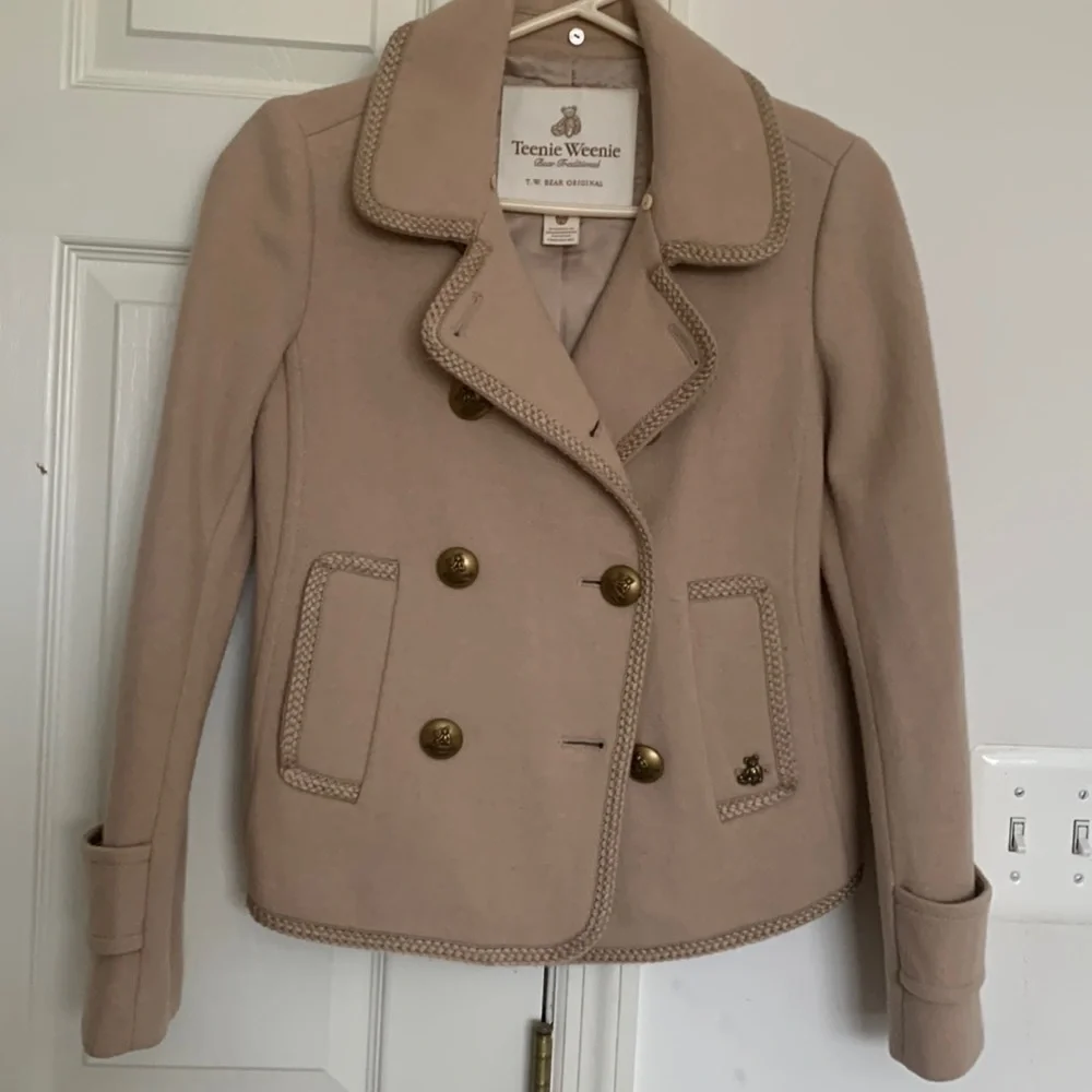 Teenie Weenie beige girl’s coat sz small - Picture 1 of 5